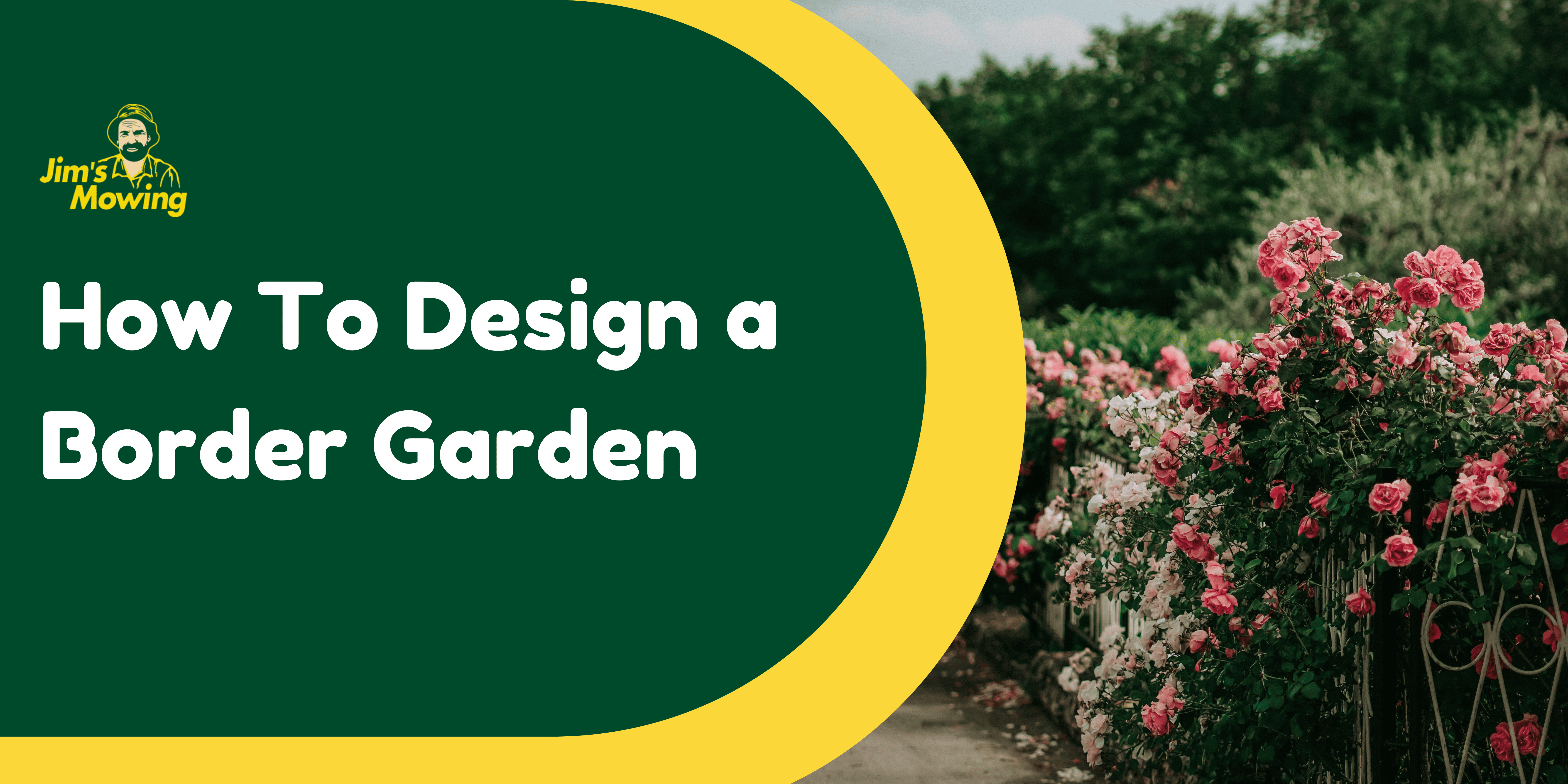 how to design a border garden